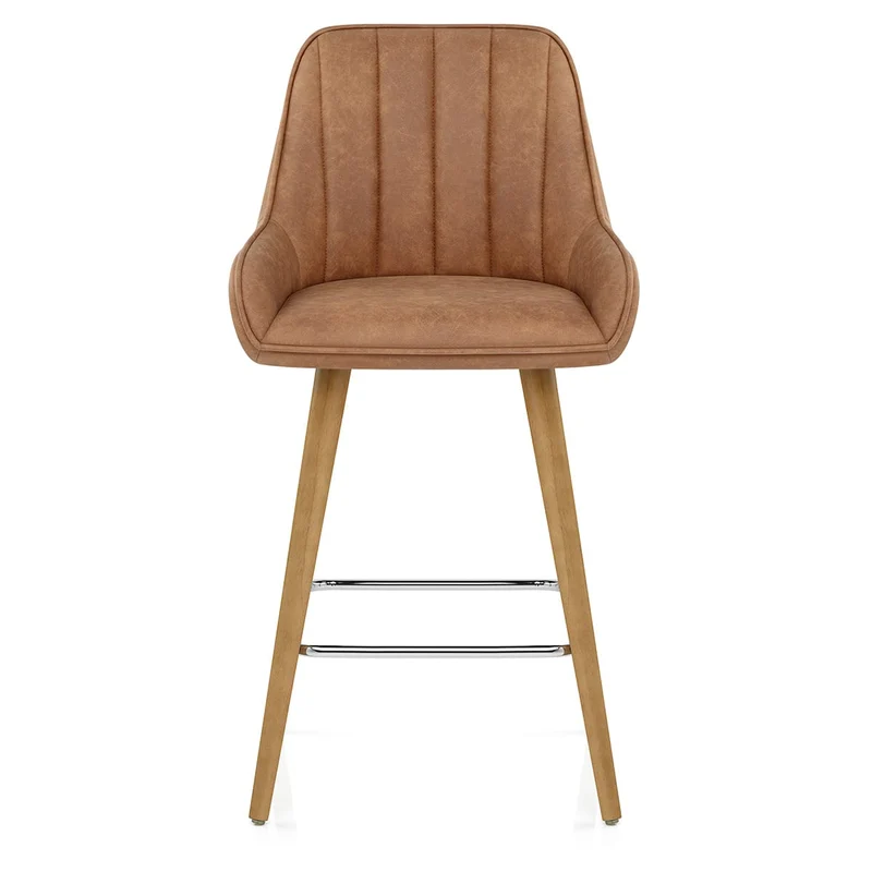 Tabouret de Bar Bois - Rosa Marron