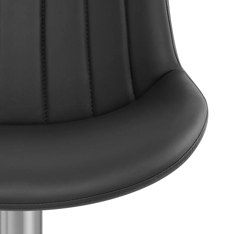 Tabouret Cuir Véritable - Versailles Noir