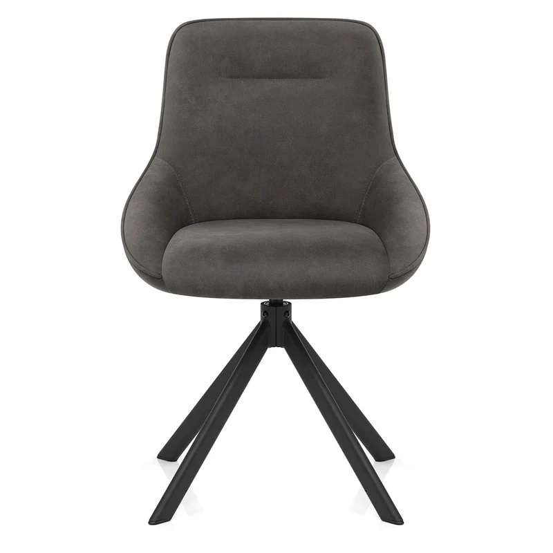 Chaise Faux Daim - Dante Gris