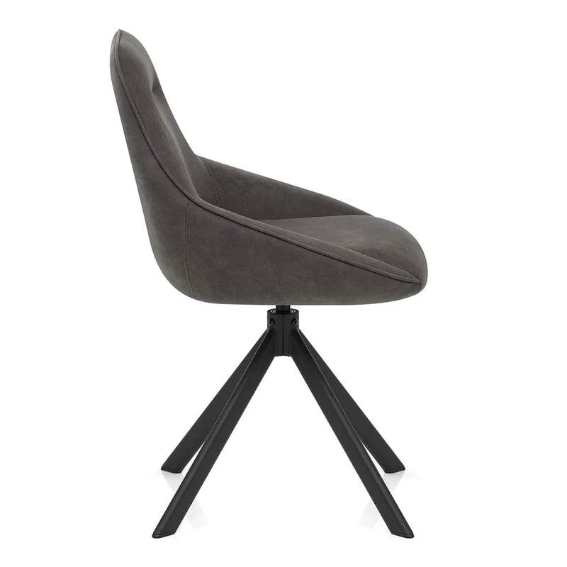 Chaise Faux Daim - Dante Gris