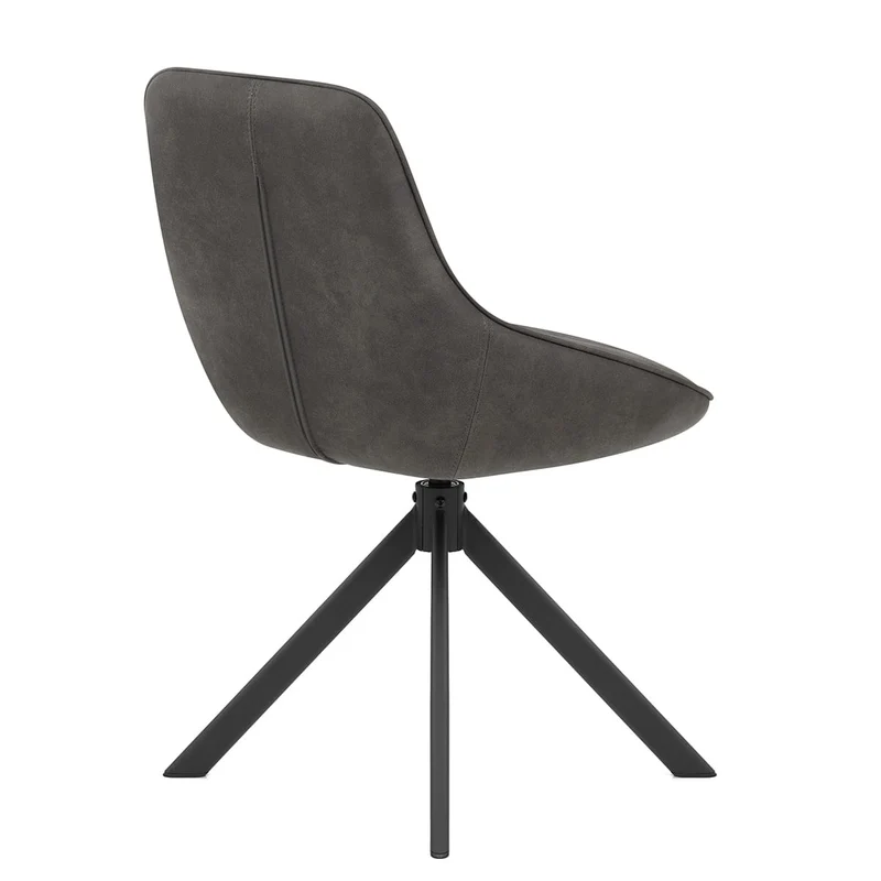 Chaise Faux Daim - Dante Gris