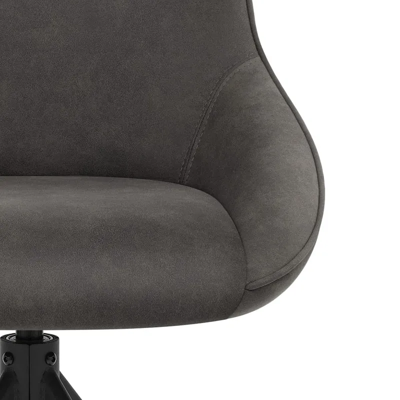 Chaise Faux Daim - Dante Gris