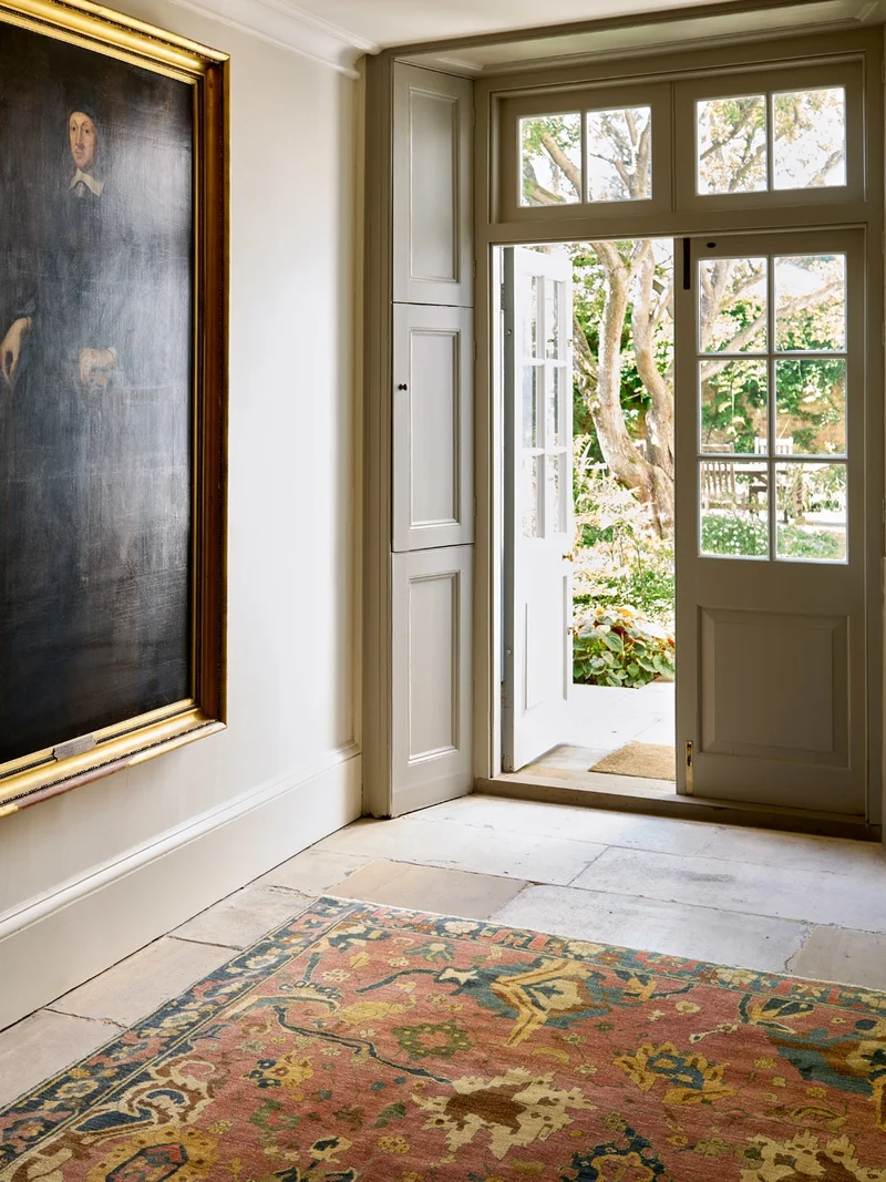 Ziegler Hand-knotted rug
