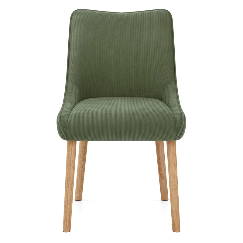 Chaise Tissu Bois - Isabella Vert