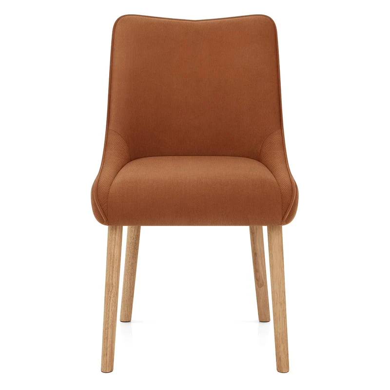 Chaise Tissu Bois - Isabella Marron