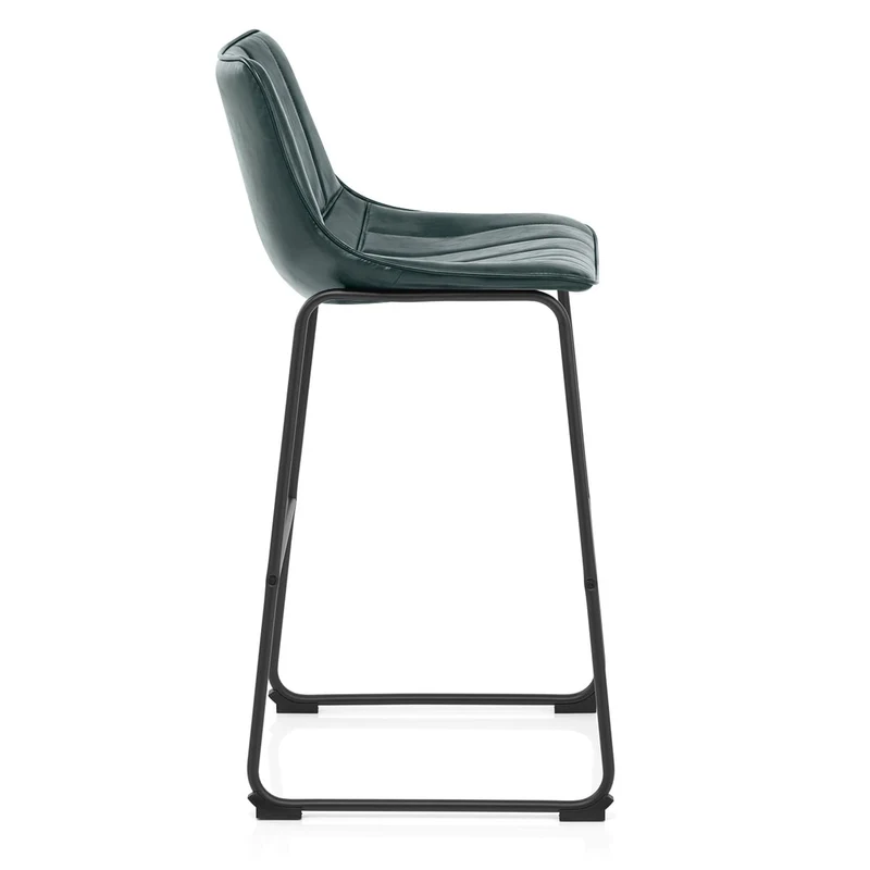 Chaise de Bar Faux Cuir - Tucker Vert