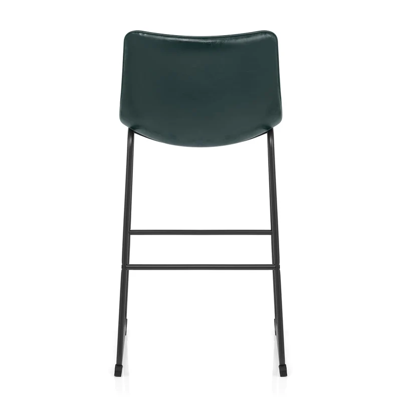 Chaise de Bar Faux Cuir - Tucker Vert