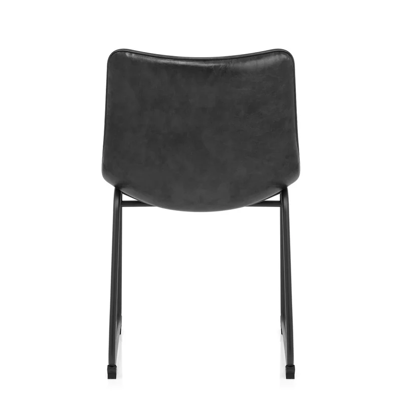 Chaise Faux Cuir - Tucker Noir