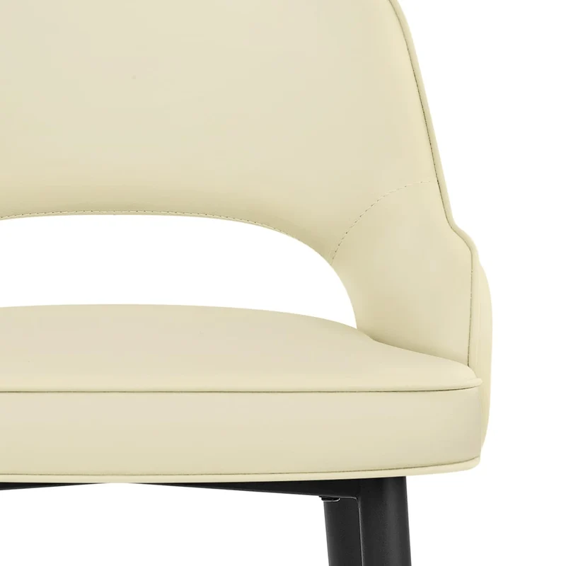 Tabouret de bar Faux Cuir - Sutton Crème