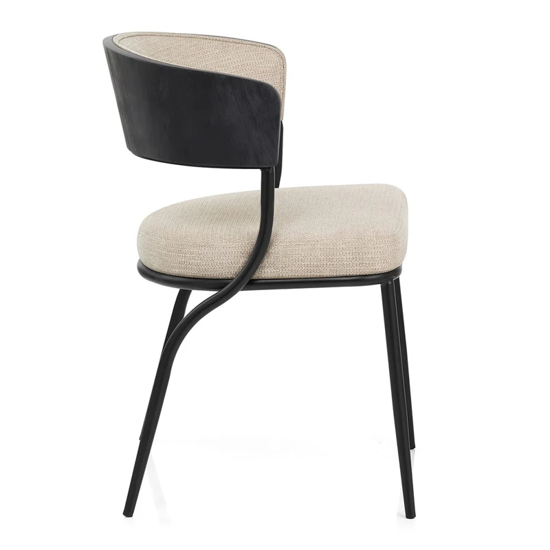 Chaise Tissu - Alexa Crème