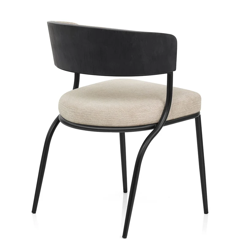Chaise Tissu - Alexa Crème