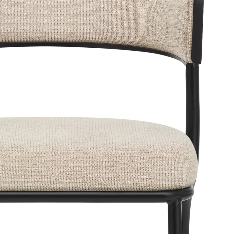 Chaise Tissu - Alexa Crème