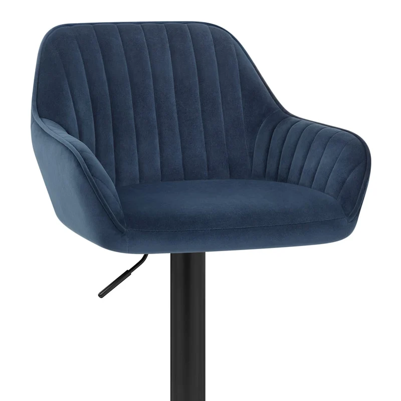 Tabouret Velours - Sol Bleu