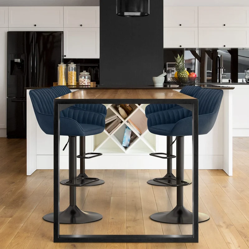 Tabouret Velours - Sol Bleu