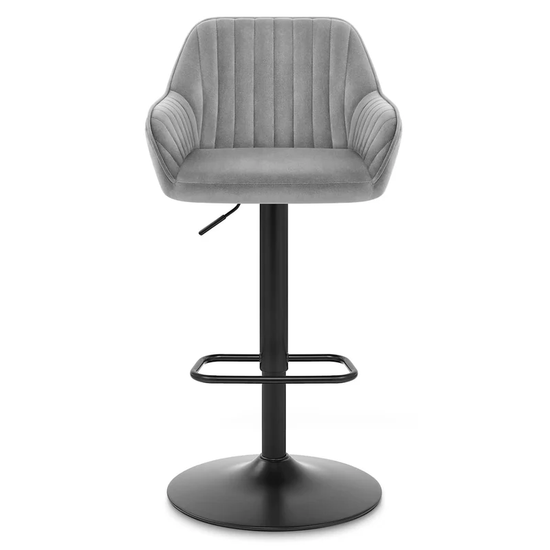 Tabouret Velours - Sol Gris