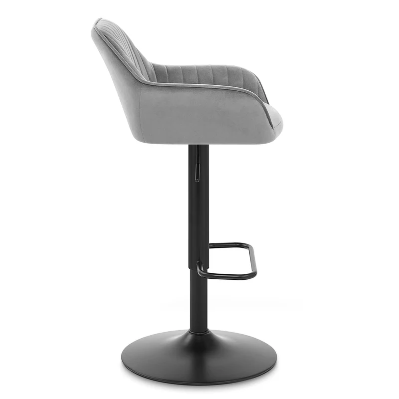 Tabouret Velours - Sol Gris