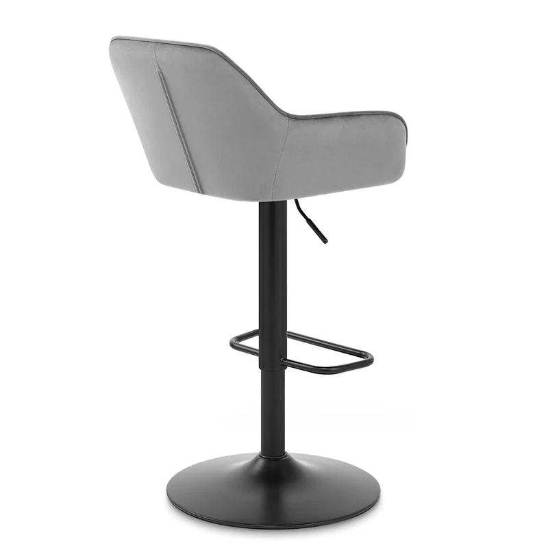 Tabouret Velours - Sol Gris