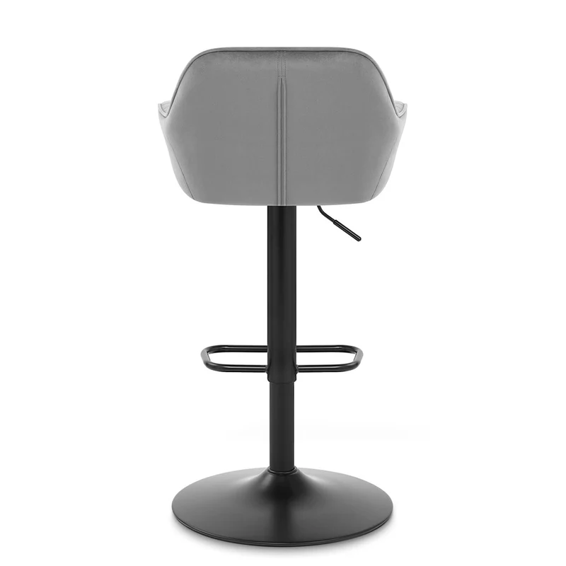 Tabouret Velours - Sol Gris