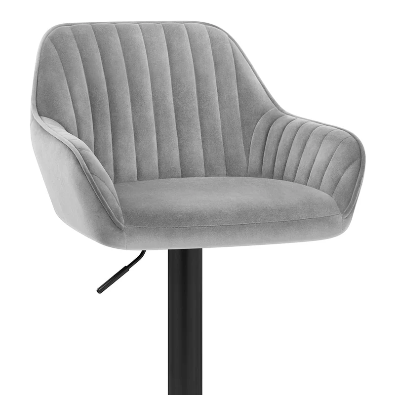 Tabouret Velours - Sol Gris