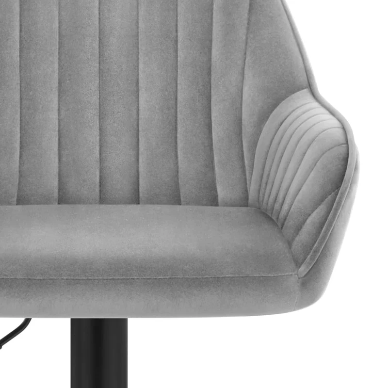 Tabouret Velours - Sol Gris