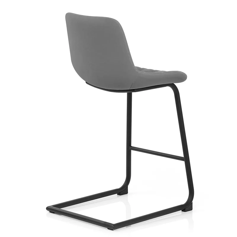 Tabouret de Bar Faux Cuir - Soho Gris