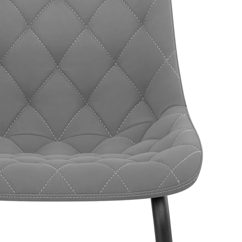 Tabouret de Bar Faux Cuir - Soho Gris
