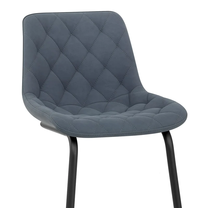 Tabouret de Bar Faux Cuir - Soho Bleu