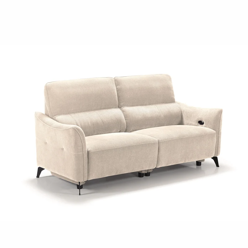 Canapé 3 places avec 2 relax - Chicago Beige