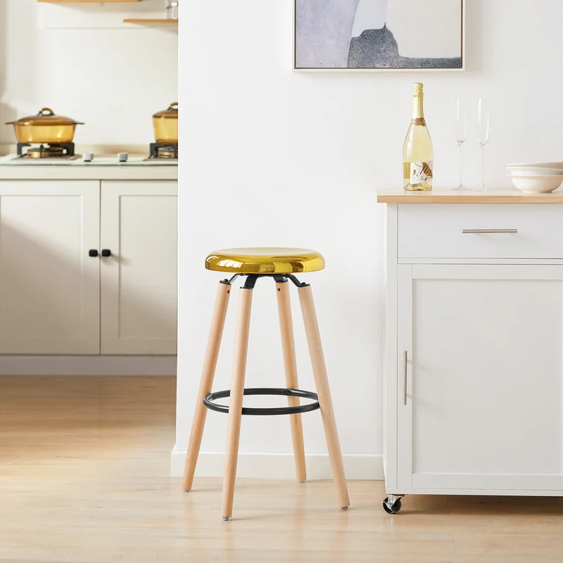 SoBuy FST89-G Tabouret de Bar Design avec Repose-Pieds Chaise de Bar Tabouret de Comptoir