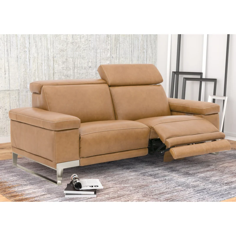 Sofa condo inclinable motorisé en cuir - Première 4836