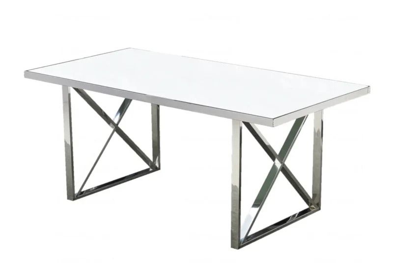 Table à manger blanche design - Clara