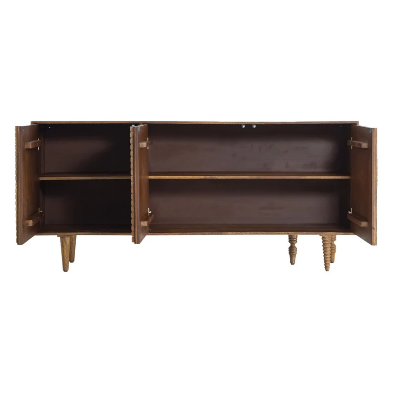 Buffet bas 3 portes multi teintes | Manguier Ramon