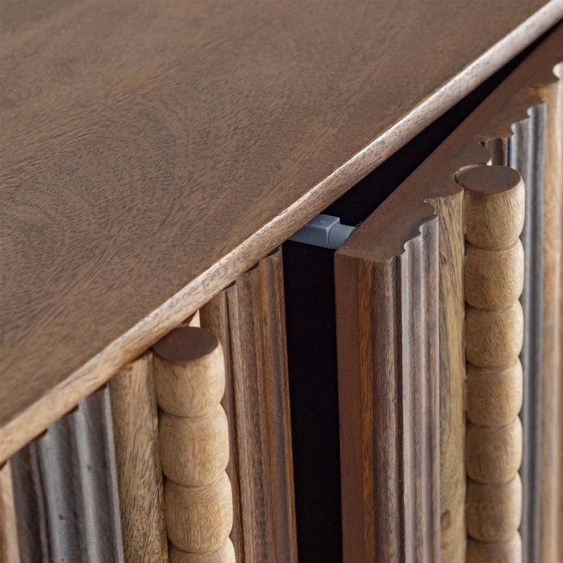 Buffet bas 3 portes multi teintes | Manguier Ramon