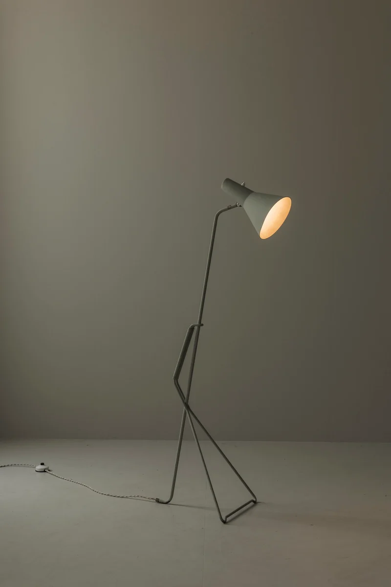 Vintage Sculptural Floor Lamp Model E1770 by Svend Aage Holm Sørensen for ASEA, 1950s