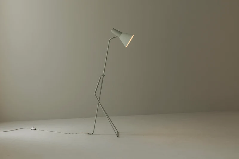 Vintage Sculptural Floor Lamp Model E1770 by Svend Aage Holm Sørensen for ASEA, 1950s