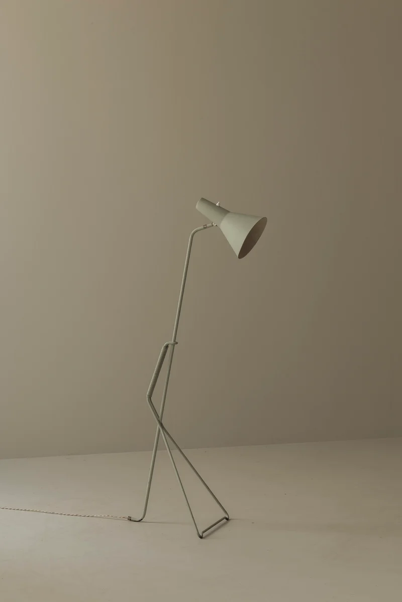Vintage Sculptural Floor Lamp Model E1770 by Svend Aage Holm Sørensen for ASEA, 1950s