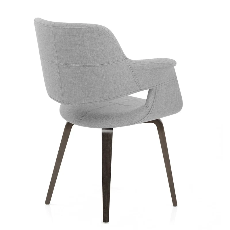 Chaise Bois Tissu - Lloyd Gris
