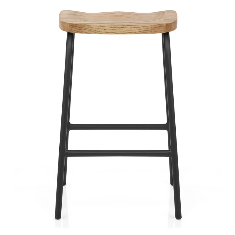 Tabouret Métal Bois - Finn Bois