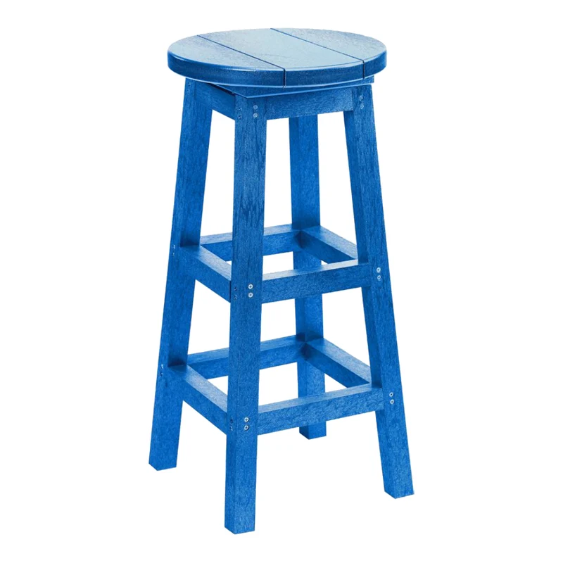 Tabouret de bar extérieur en plastique recyclé - C21