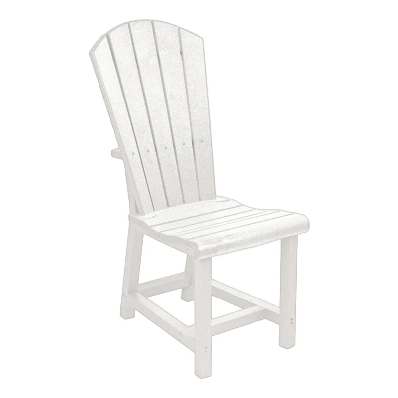 Chaise de salle à manger extérieure en plastique recyclé - Addy C11