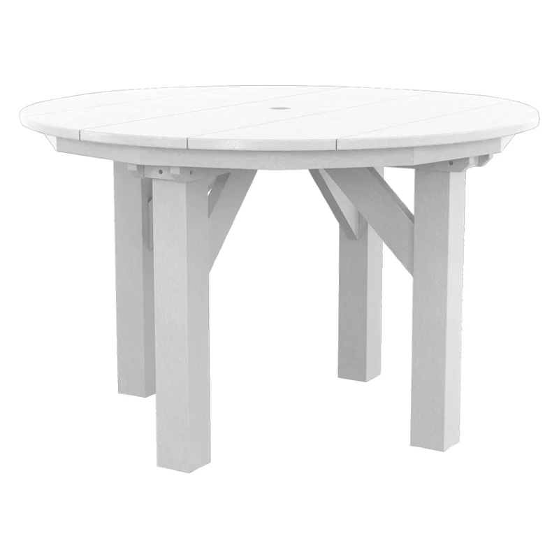 Table à manger extérieure en plastique recyclé - T05