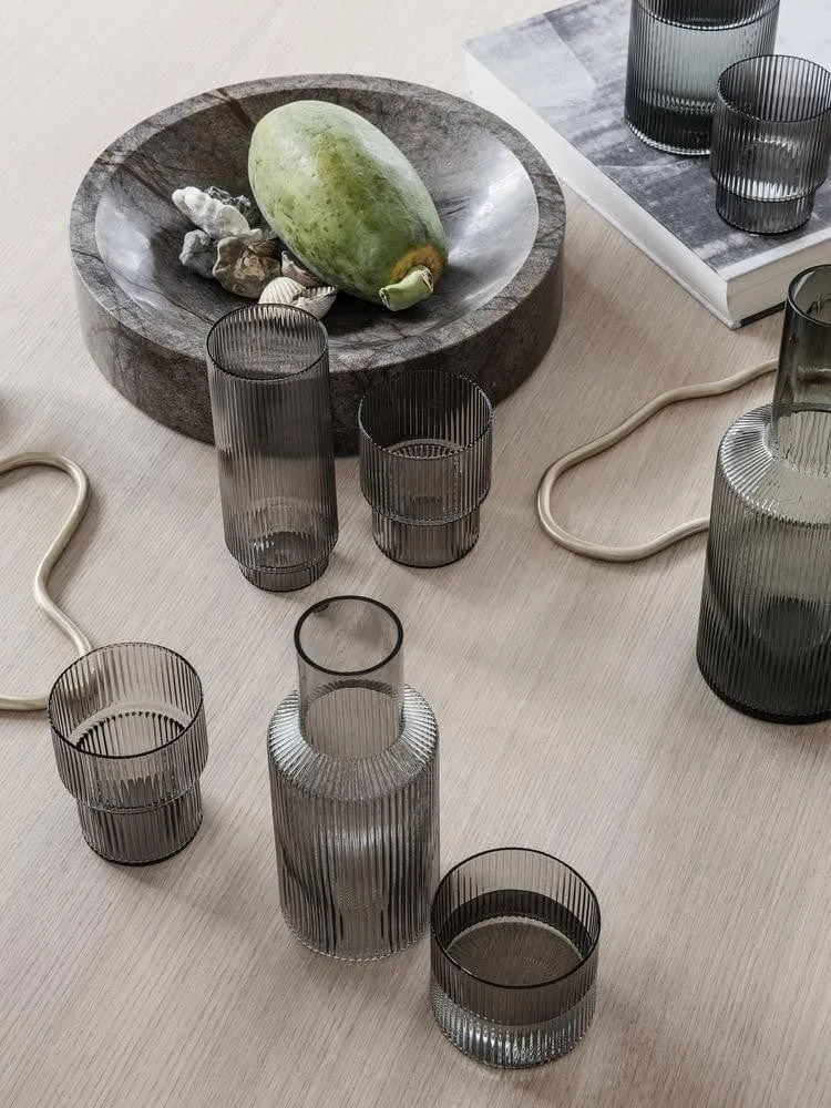 Verres Ferm Living - Ripple (set of 4)