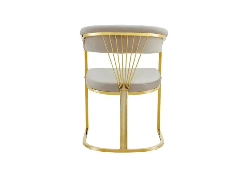 Ensemble Table Marbre et Chaises Moka - Olive