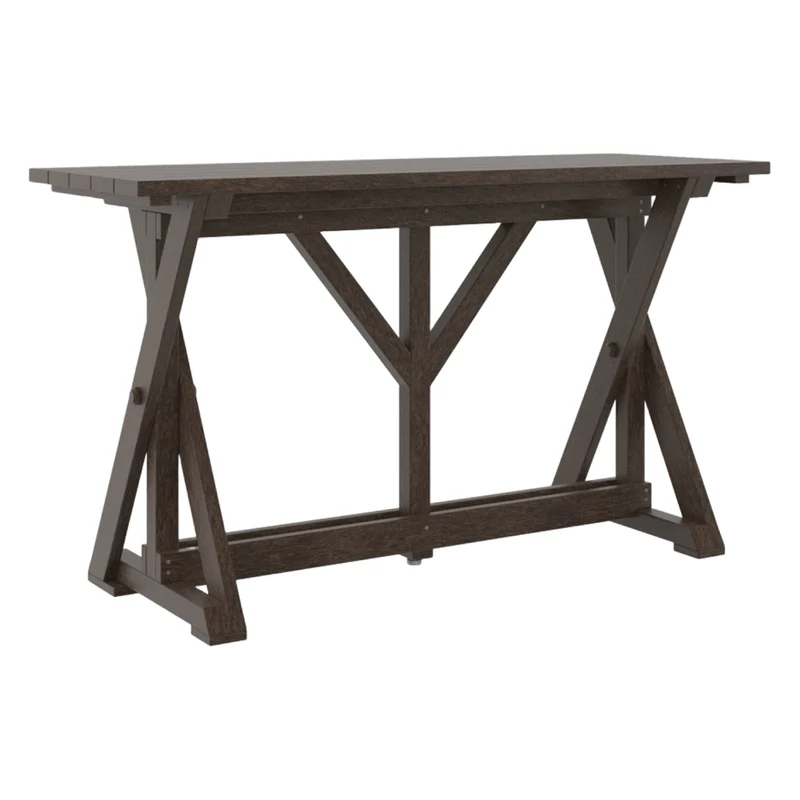 Table de bar extérieure en plastique recyclé - Harvest T204