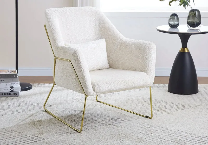 Fauteuil noir velours taupe - Fitia