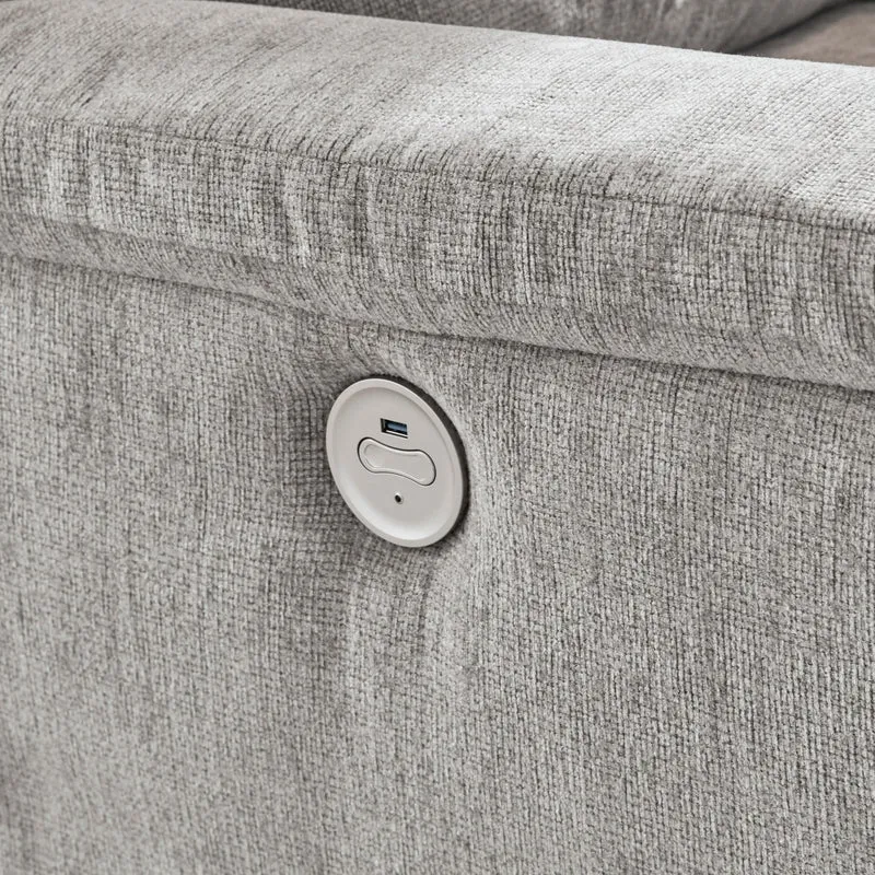 Sofa inclinable motorisé en tissu - Barnsana