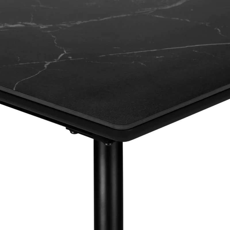 Table de salle à manger extensible en pierre frittée et métal - I 1132-1133