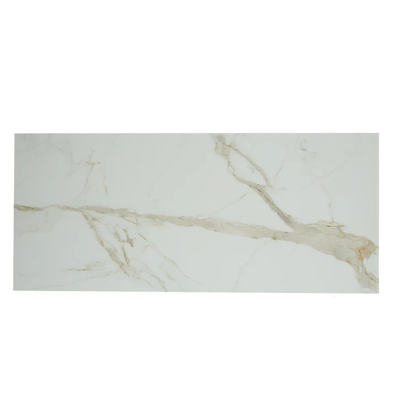 Table de salle à manger rectangulaire en céramique avec métal - Urby