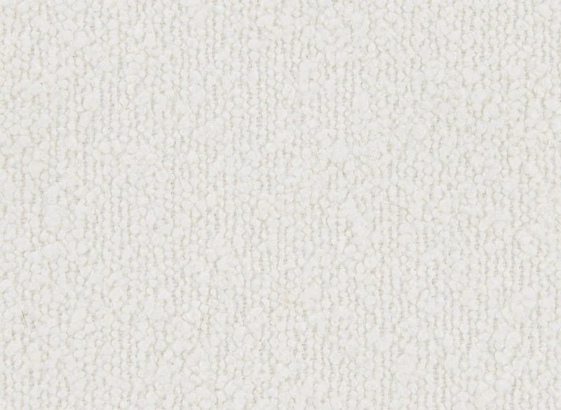 Fauteuil effet peau de mouton blanc écru BELLA
