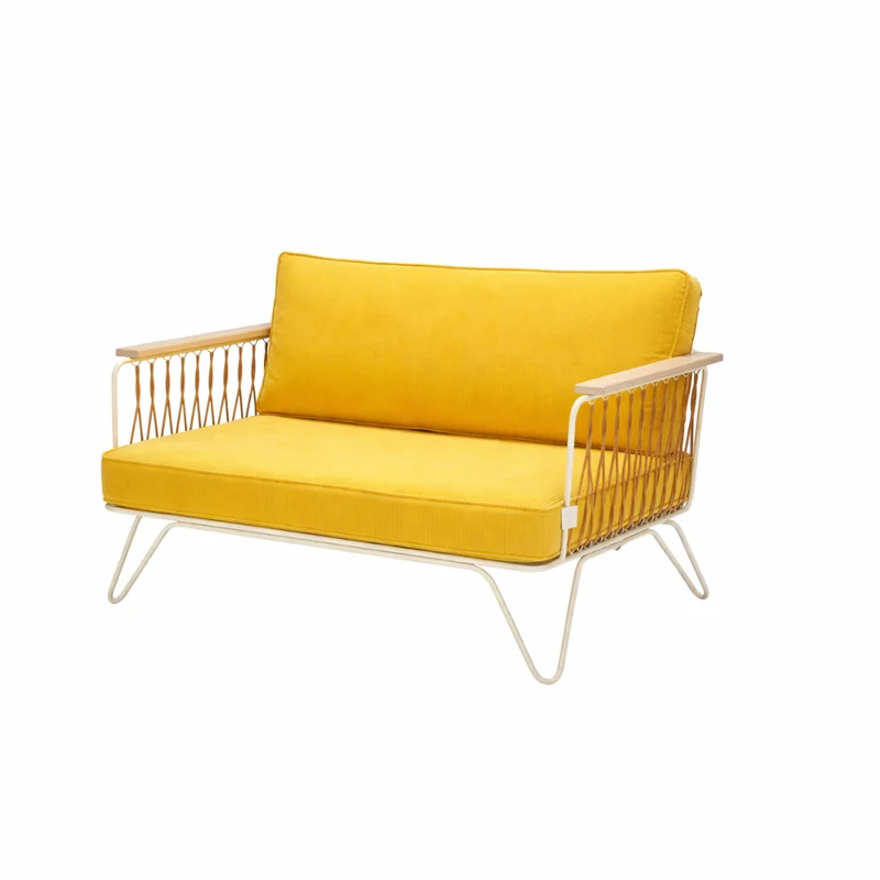 Banquette Croisette velours côtelé